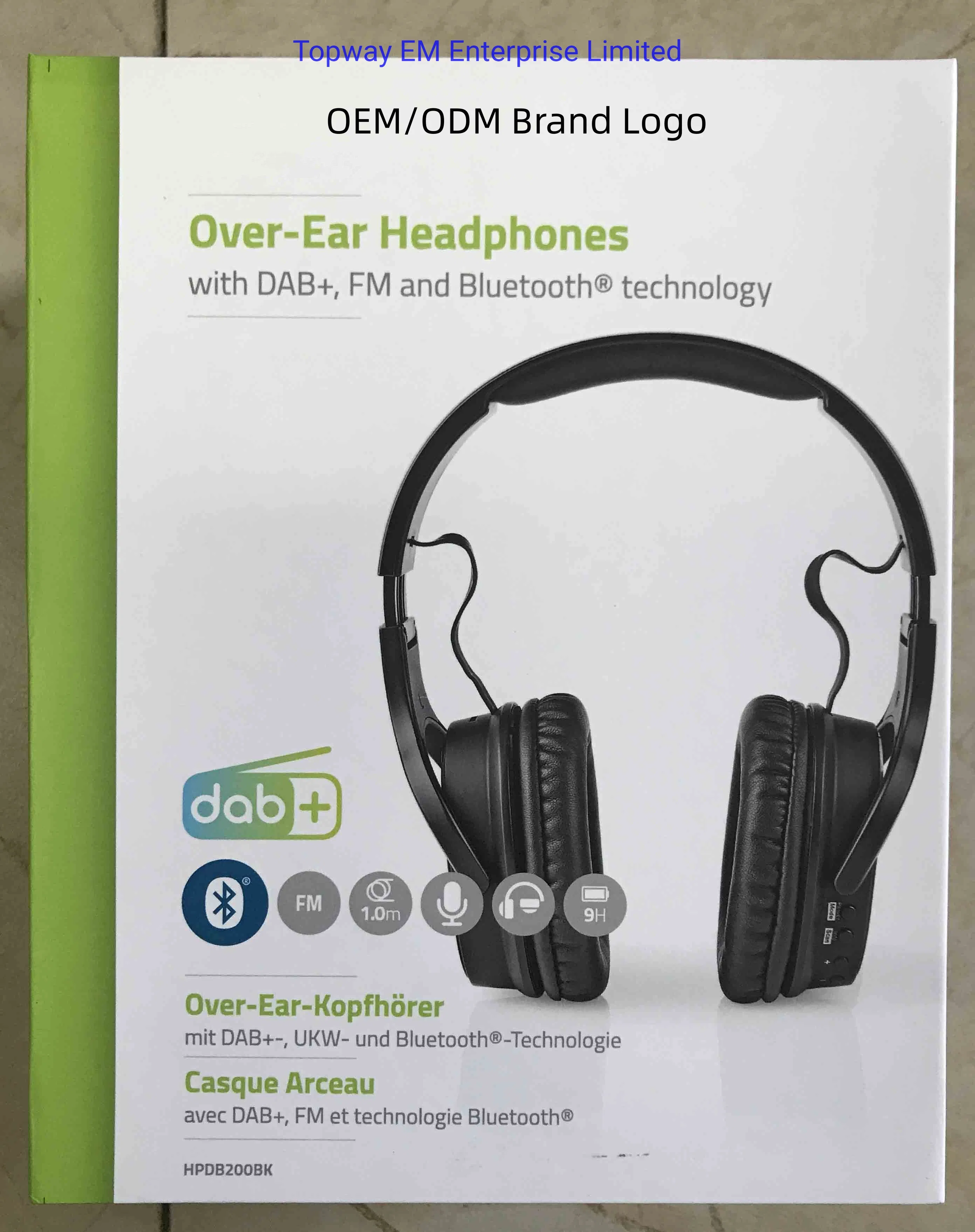 OEM Factory Wholesale/Supplier Bluetooth 5.0 Wireless FM Headphone Mainly Use for Radio