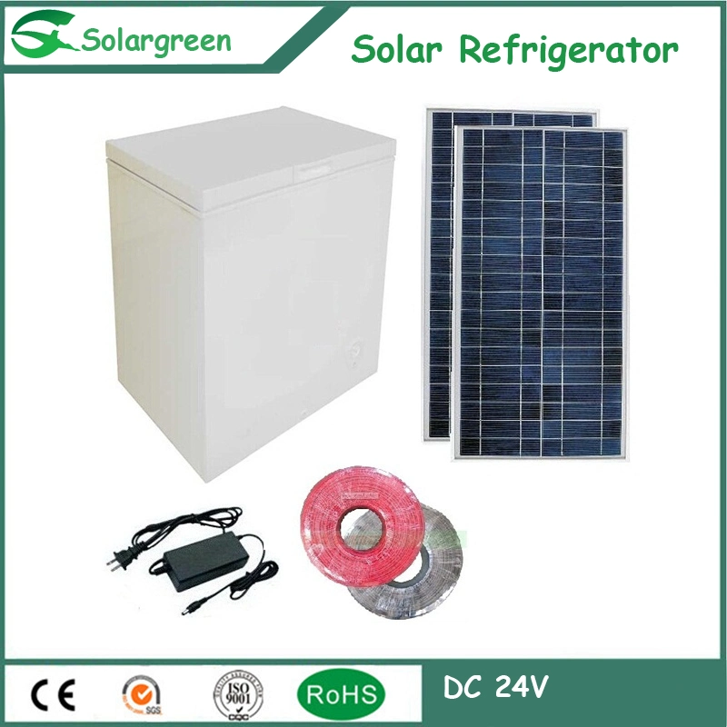 12/24V DC Compresor 466L Pecho Solar profundo nevera refrigerador congelador