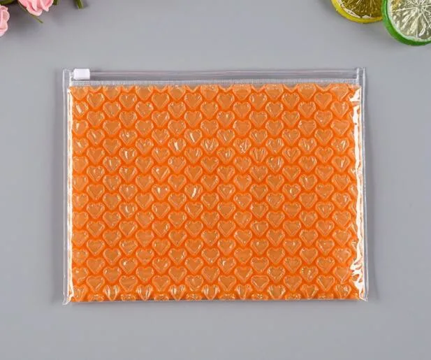 Hot Selling A4 PVC Water-Resistant Office Document Protection Zipper Bubble Bags