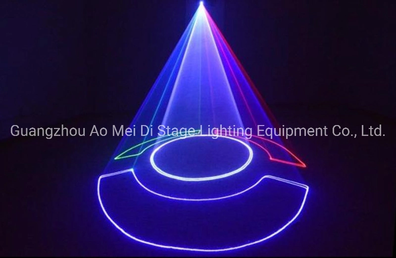 2000MW Animation Gobo Projection Laser Light Stage Disco DJ Colorful DMX