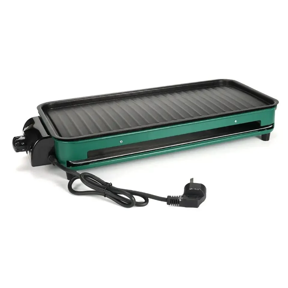 Popular Multi-función barbacoa eléctrica Cocina Griddle BBQ portátil sin humo Parrilla eléctrica