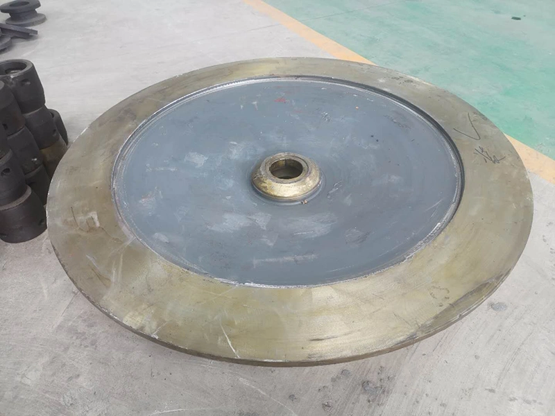 Sand Casting Large Size Cast Steel Valve Cover, Valve Plate Disc