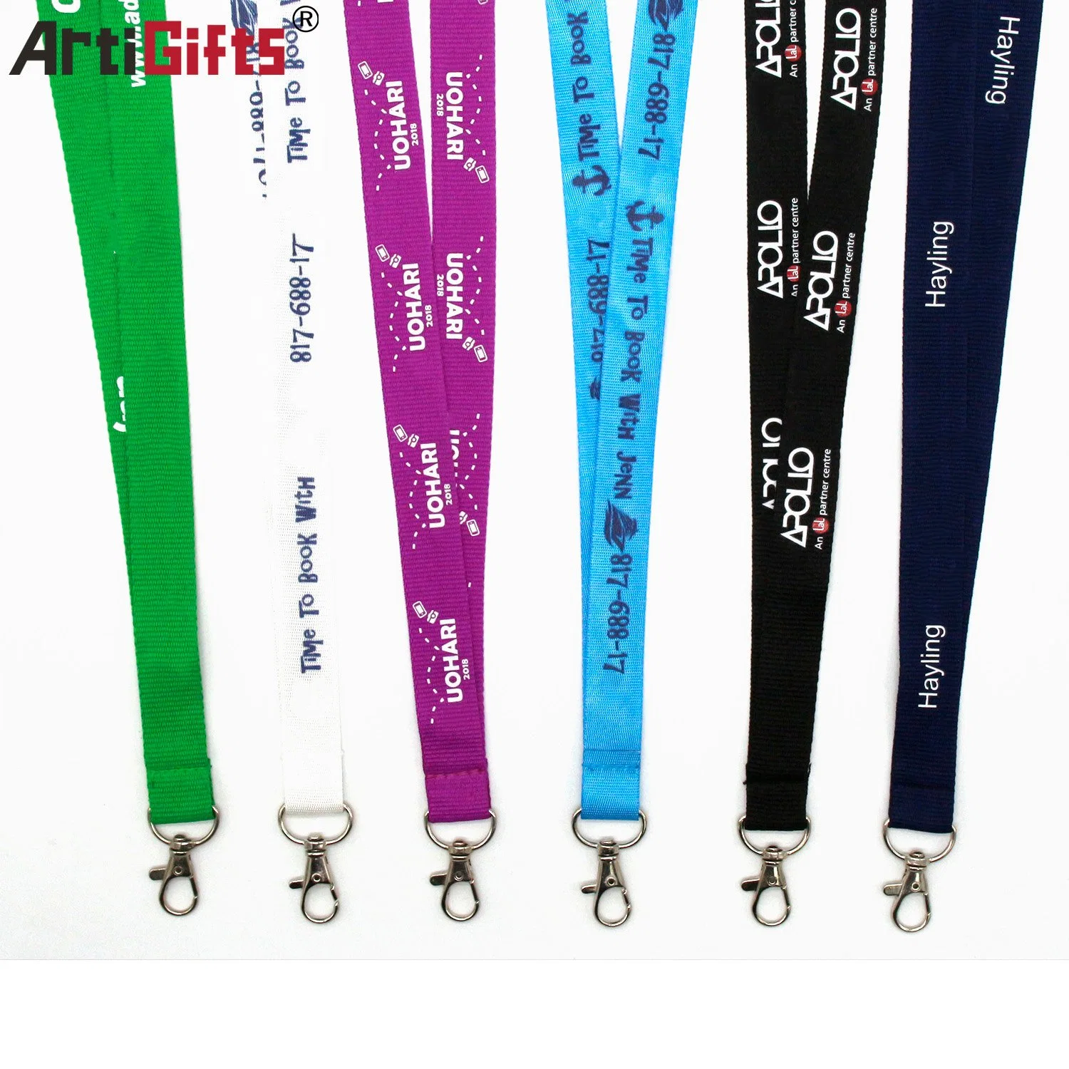 High quality/High cost performance  Cheap Custom Neck Strap Colorful Belt Individual Polyester Lanyard