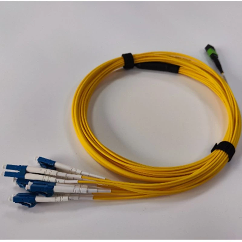 12 Cores Straight Harness Om4 Fanout Optical Cable Fiber