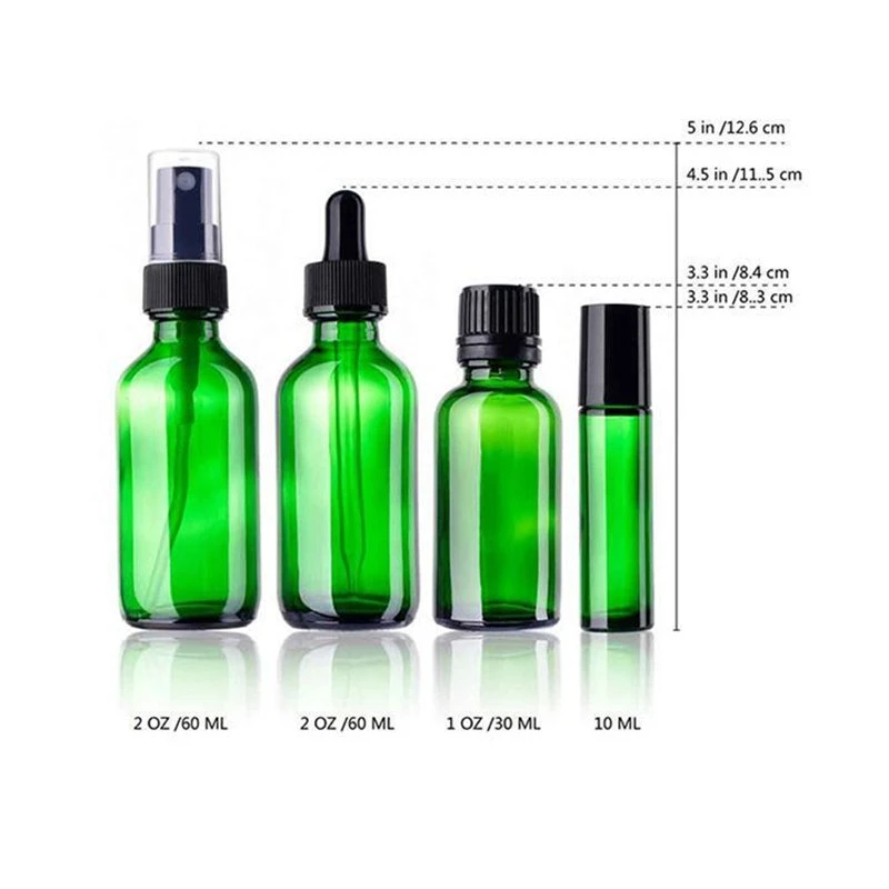 Mini-flacon de parfum en verre rechargeable flacons compte-gouttes pipette de voyage Pour conteneur de tubes cosmétiques Essential Oils