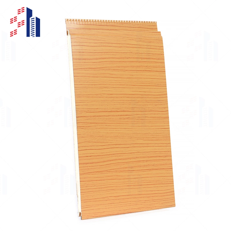 Decorative Wall Siding Panel PU Sandwich Panel 16mm Exterior Wall Cladding for Prefabricated House