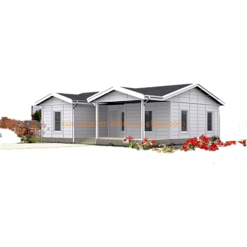 Low Cost Prefabricated Steel Frame Villa Long Lifespan Luxury Modular House