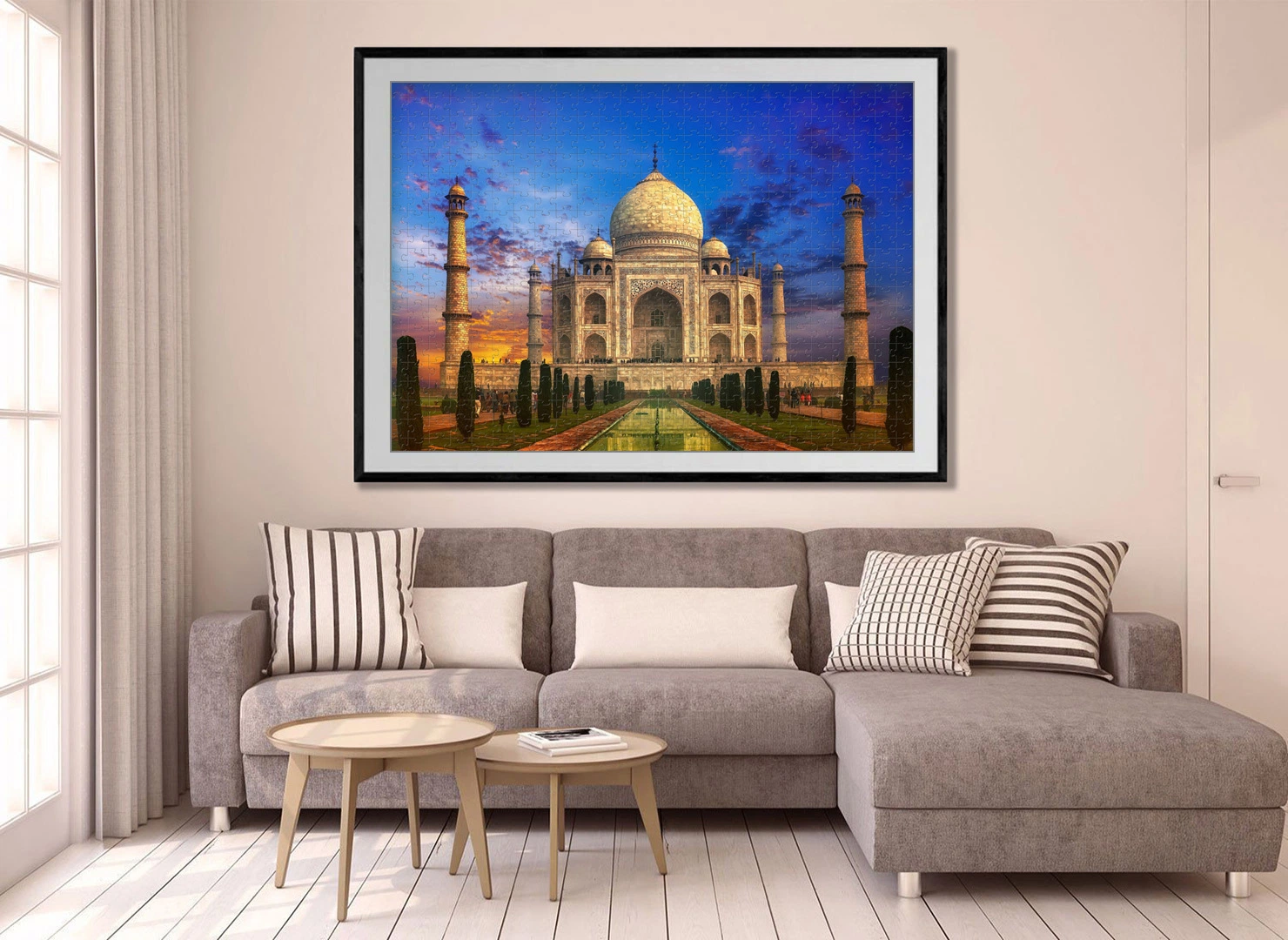 Taj Mahal 4000 Piece Plastic Puzzle, Wholesale/Supplier Intellectual Educational Kids Toys, Jigsaw Puzzle Gifts Toy, Customisable Patterns and Sizes.