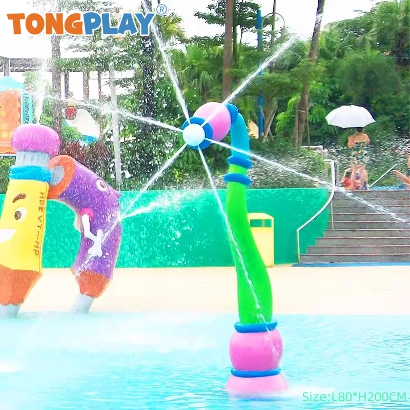 Water Park Equipment Mushroom Water Spray for Children Play Area Entertainments