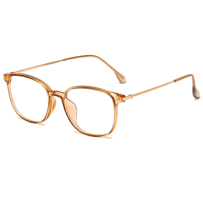 الصين مصنع موردين أزياء نمط الكلاسيكية Unisex Custom Metal نظارات العين البصرية TR90 إطار Eyewear