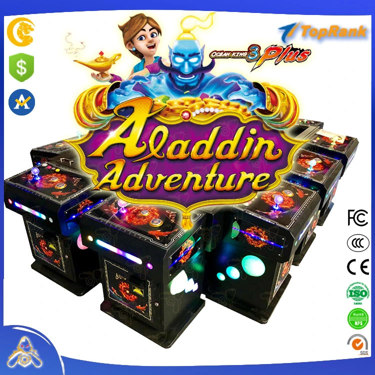 China versão personalizada Software de jogo de peixe Online Pesca Mesa de jogo Jogo Máquina Ocean King 3 Plus Aladdin Aventura