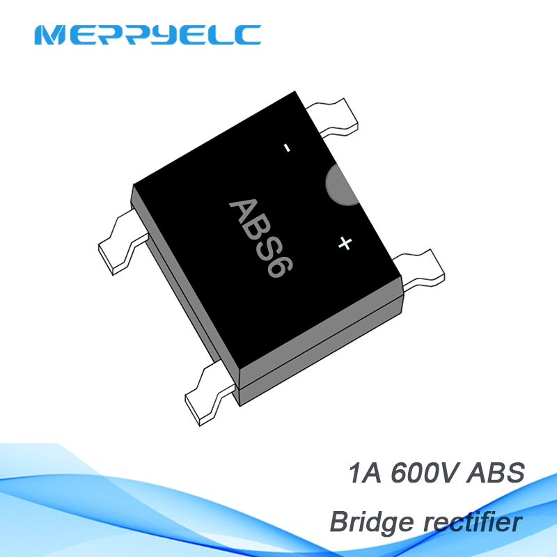 ABS6 1.0Amp Monofásico de pasivado de vidrio Puentes Rectificadores