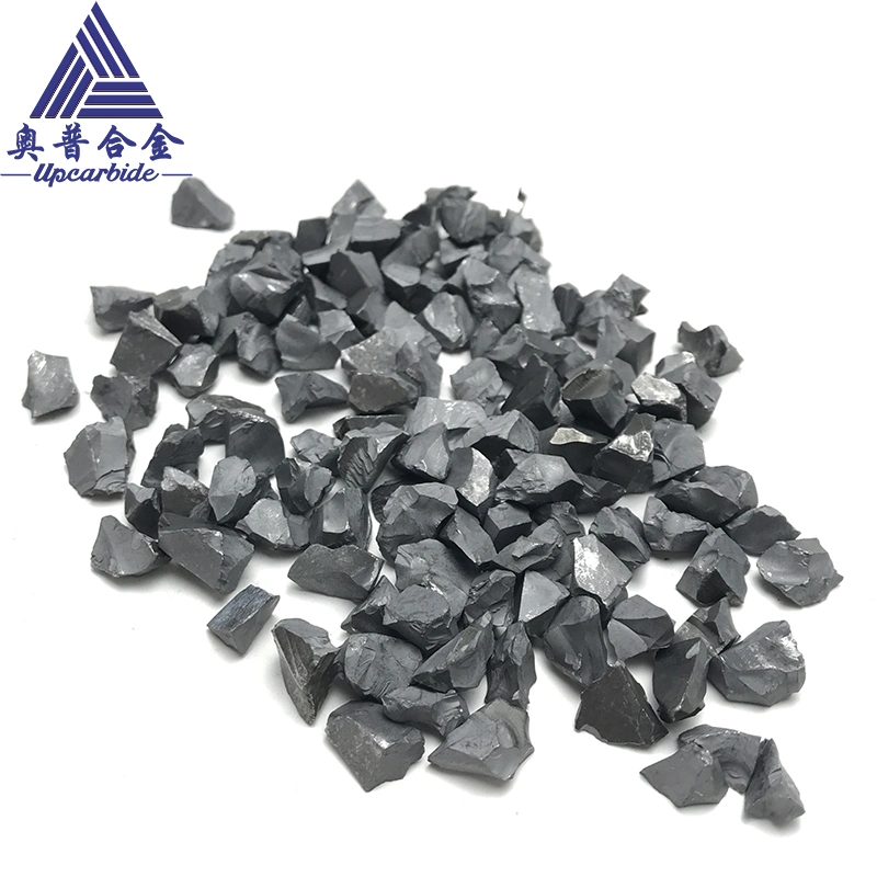 100% de las materias primas Yg8 9.5~12.7mm de carburo de tungsteno cementado Chips de cobalto Grit