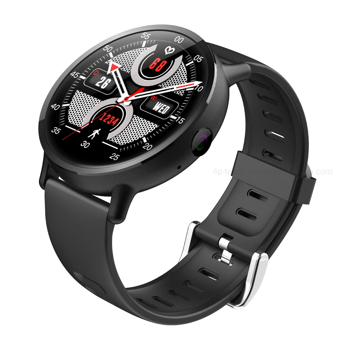 4G confiable pantalla grande bonita Smartwatch Teléfono con IP67 impermeable Cámara dual de frecuencia cardiaca DM19