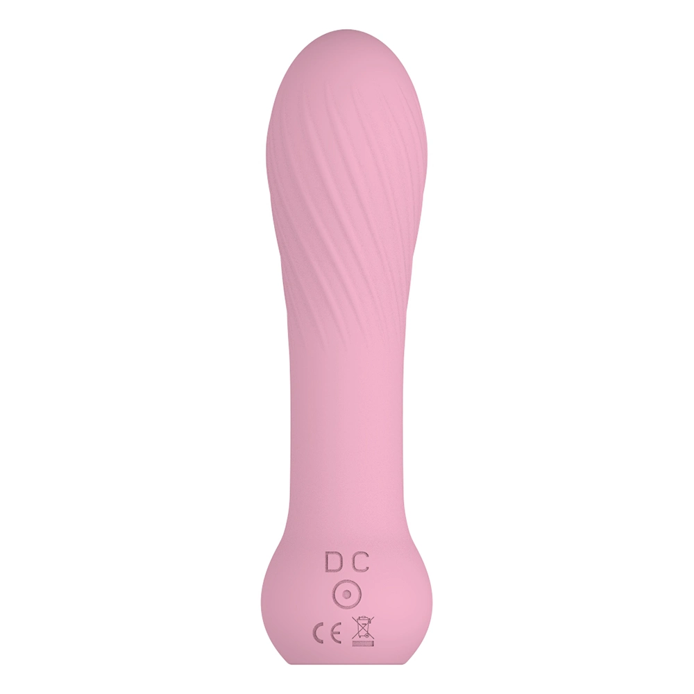 Pink Strong Vibrating Silicone Mini AV Wand Massager Female Sex Toy