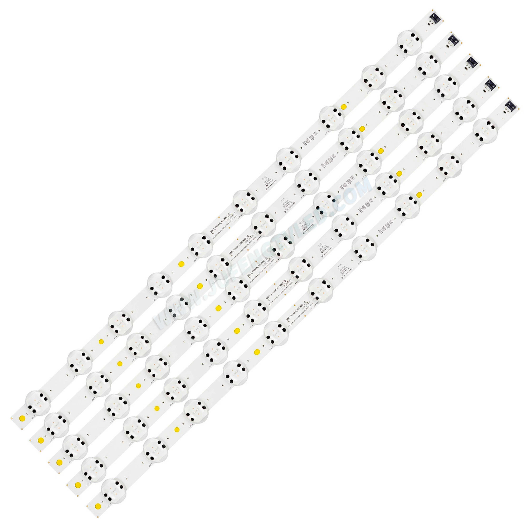 JF-D-1162 استخدام الإضاءة الخلفية لتلفزيون LED لـ 60 بوصة LG 60UK6090pua SSC-60UK62 (حاد) -10LED-Svl600A43-Rev1.0-180515 LED Strip