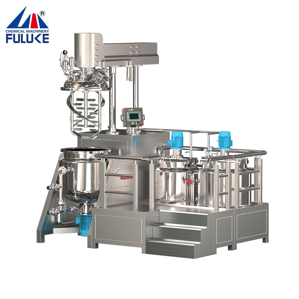 High Shear Food Mixer Homogenizer Cosmetic Mixer Vacuum Homogenizer Emulsifier