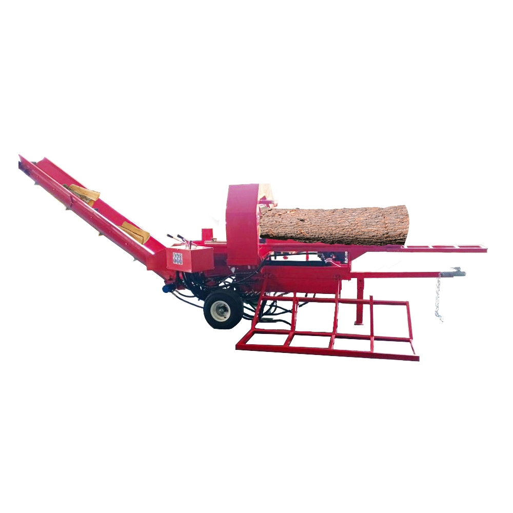 Hydraulic Firewood Processors Brtn22t450 Firewood Processor Machine Log Processor with Diesel Engine Wood Chippers Cutting Machine