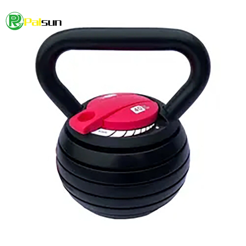 Factory Supply Home Fitness Equipo de gimnasio Hervidor de hierro fundido Bell Juego de pesas ajustable para la competencia Kettlebell