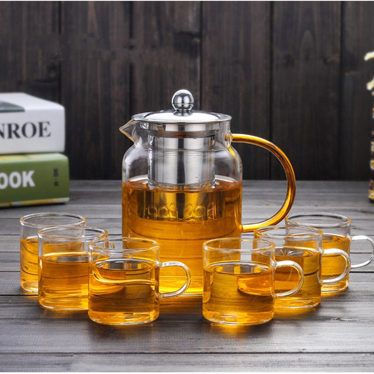 Manufacturer Handmadeclassic High quality/High cost performance Tea Coffee Drinking Glass Pot Glass Tea Pot