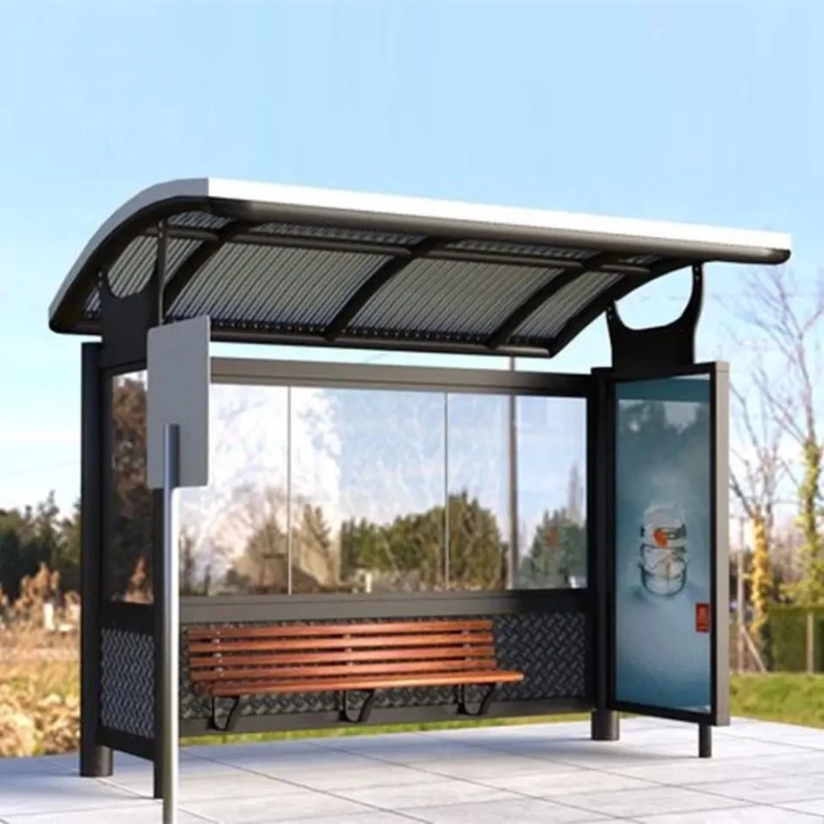 Modern Metal Bus Stop Shelter Price