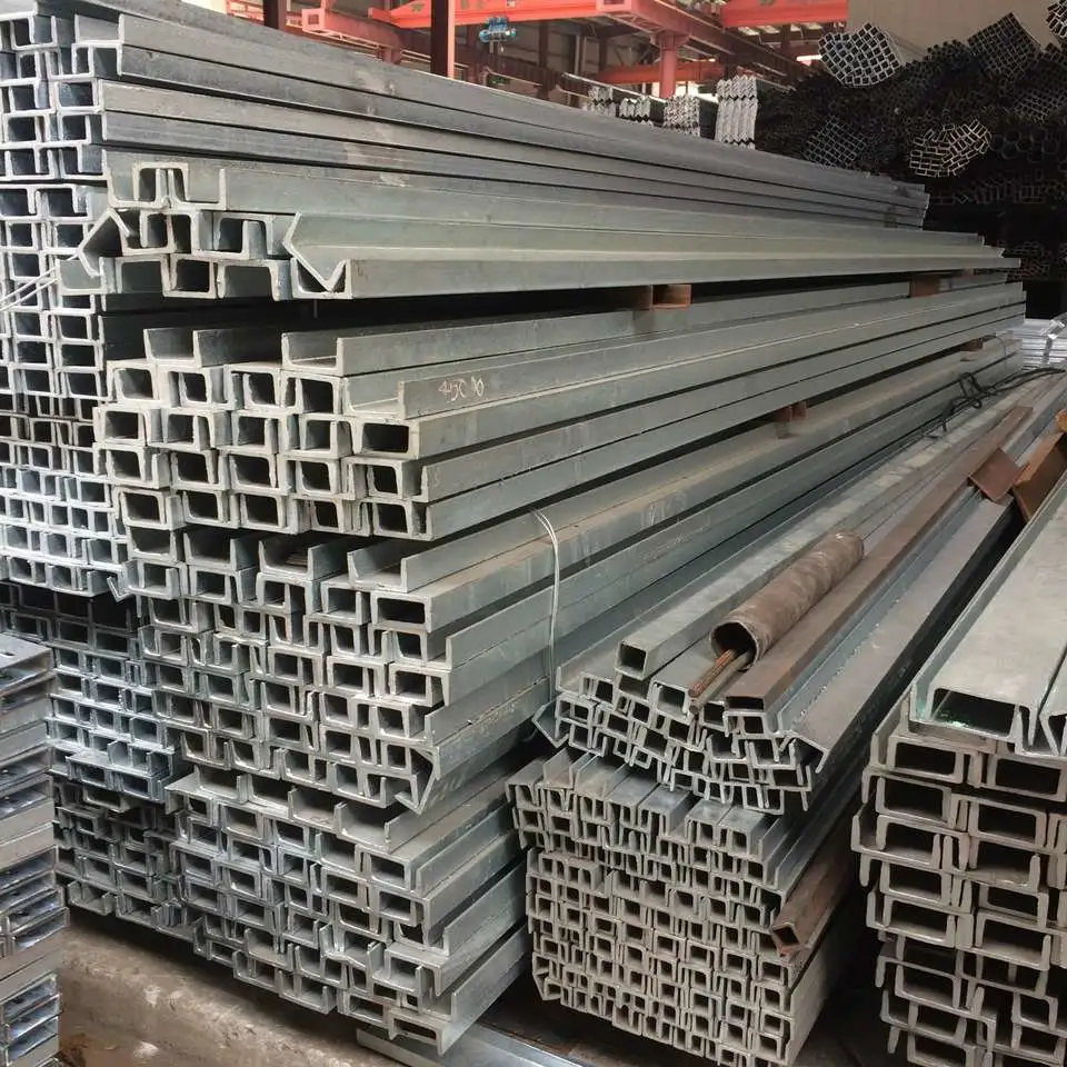 Standard Sizes U C Channel Steel 41*21 Lip Channels Light Steel Bars Channel Steel