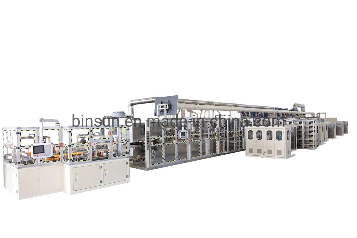 Jwc 2022 Transparent Film for Machine Price Baby Diaper Production Line