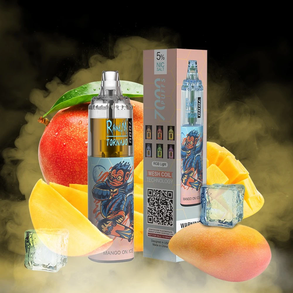 Recomendación de Vape Randm altamente desechables Tornado 7000 inhalaciones con sabor 56 Pod