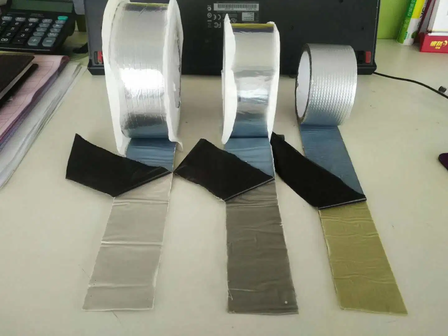 Butyl Adhesive Tape Aluminum Single Side Aluminum Foil Water Resistance Butyl Tape for Construction Leakage