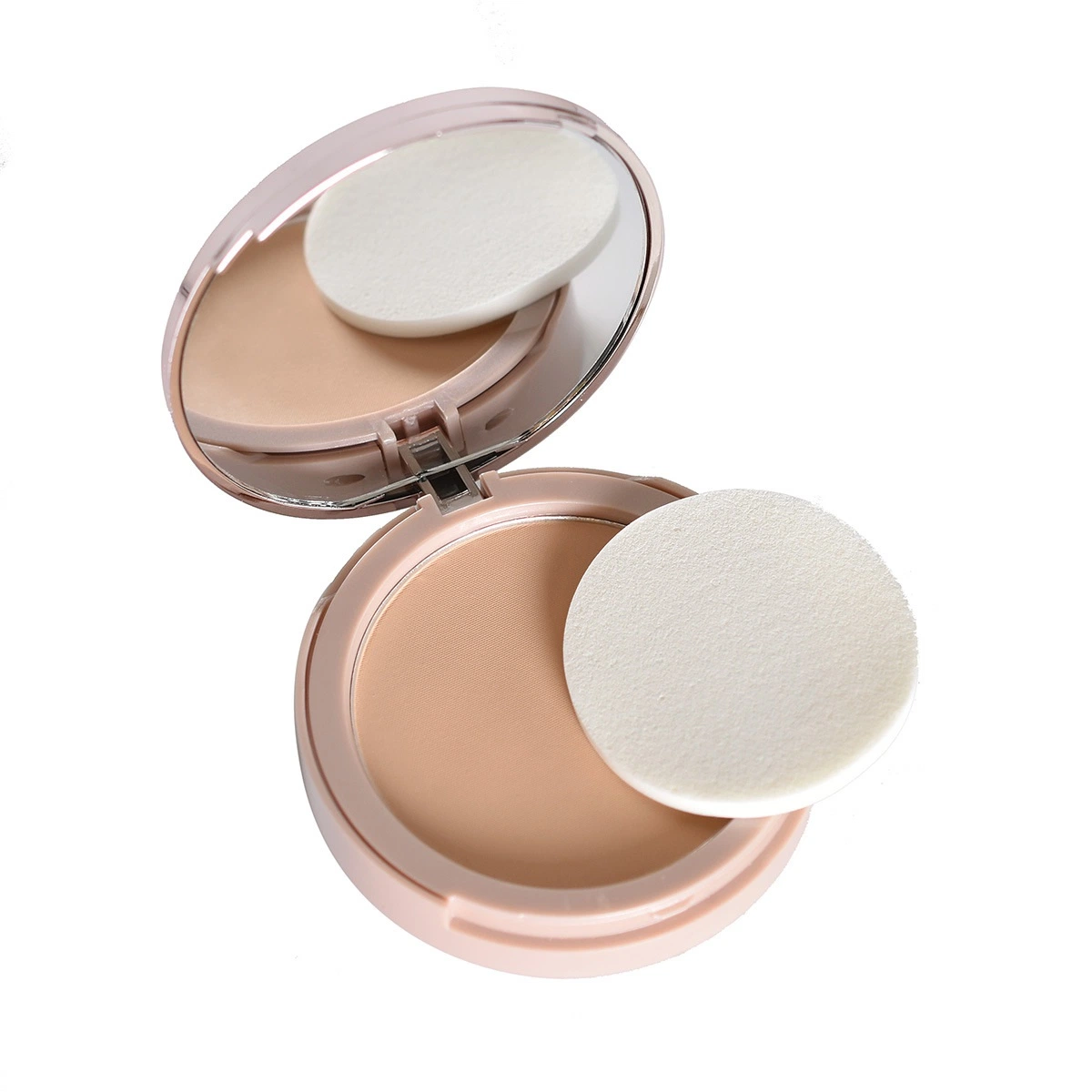 Y110 Bb Girl Natural Olive Vitamin E Oil Control Face Compact Pressed Powder