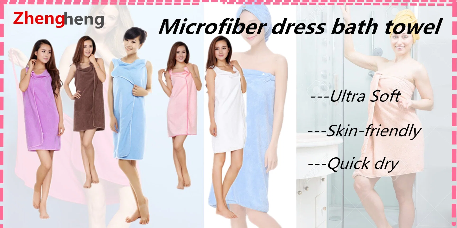 Wholesale/Supplier Microfiber Soft Beauty Sexy Women Bath Towel Dress