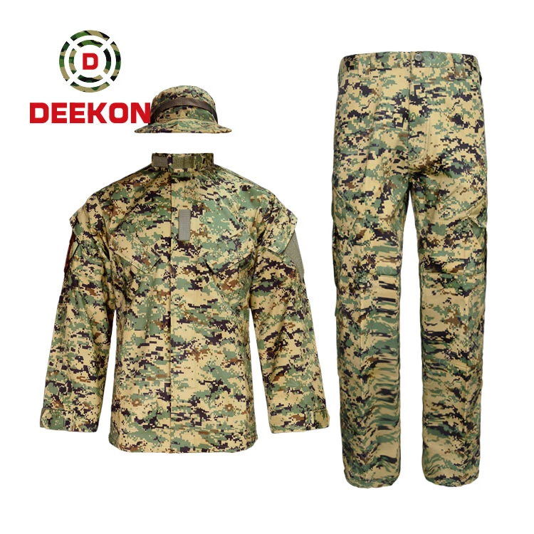 Лучшая цена OEM-услуги Camo Fabric Army Combat AUC Uniform