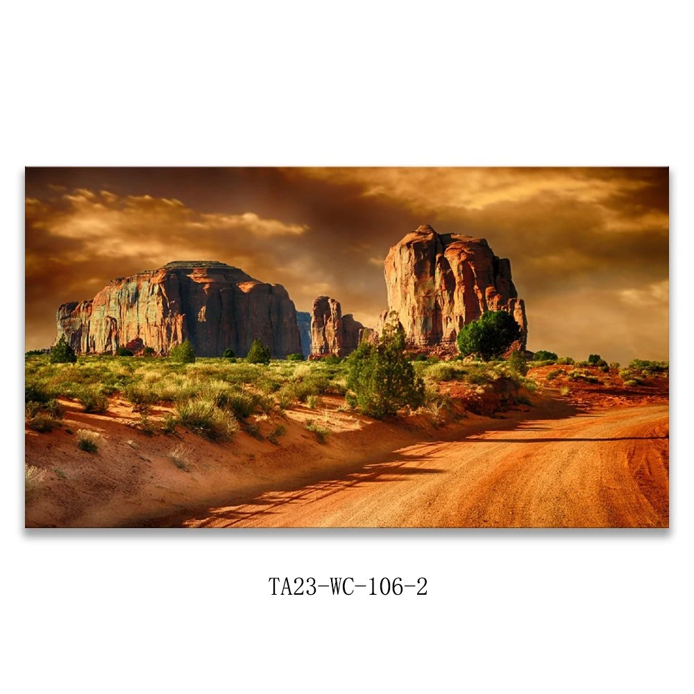 Wüste Sonnenuntergang Landschaft Druck Leinwand Digital Gedruckt Wandkunst Modern Wandkunst Bild für Wohnzimmer Dekoration