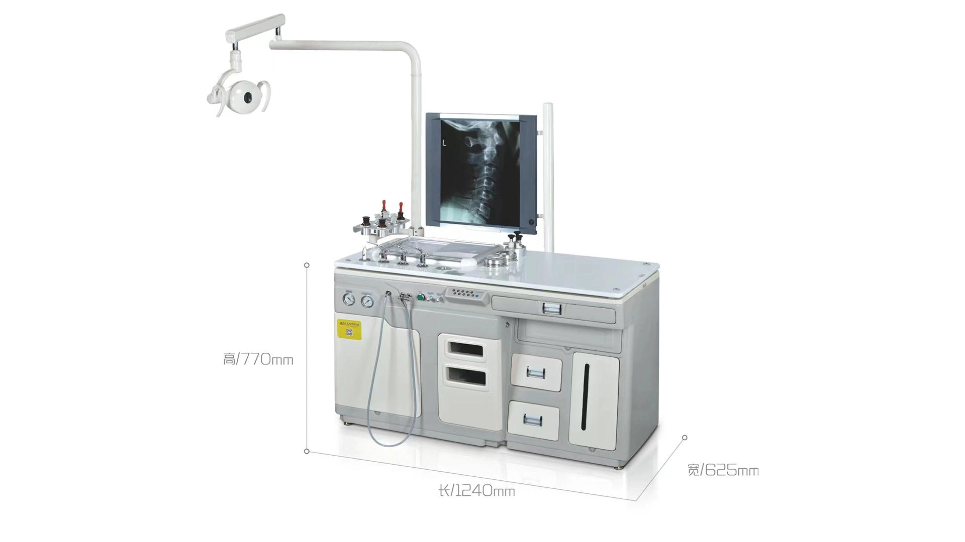 Medical Optoelectronics Equipment Ear Nose Throat Workstation Unit Ent Treatment Cabinet