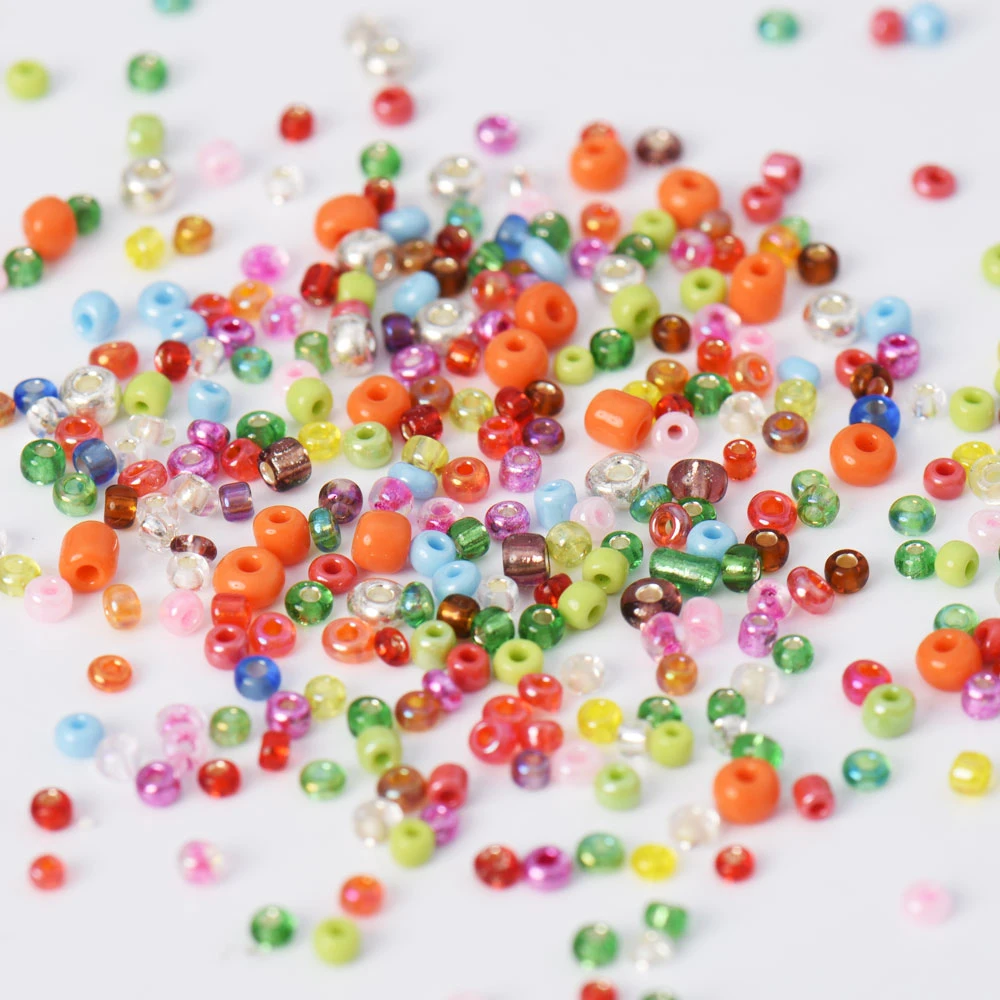 Round Acrylic Beads Gumball Bubblegum Plastic Resin Beads - Mixed Colors