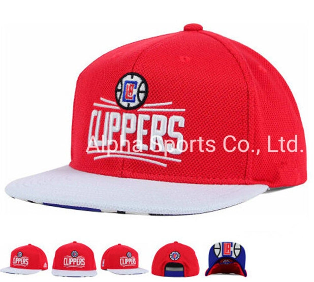 Gorra de baloncesto de algodón rojo 2021 gorra deportiva con cierre de broche Bordado fresco