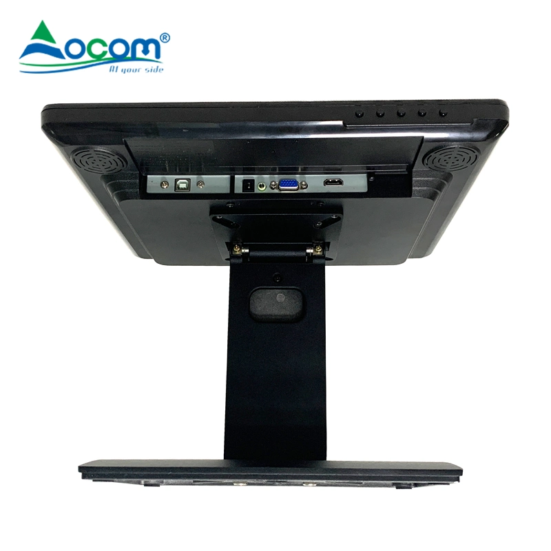 15 Inches Factory Wholesale/Supplier Whole Black Bezel-Free Capacitive LCD Touch Screen POS Monitor