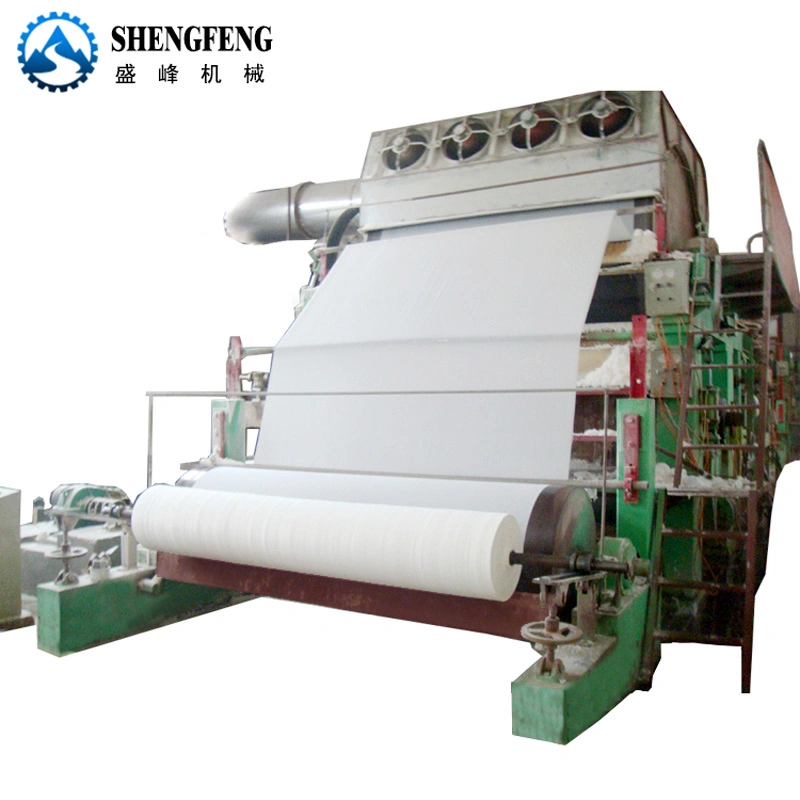 Máquina de papel higiénico de suministro de fábrica para la industria papelera.