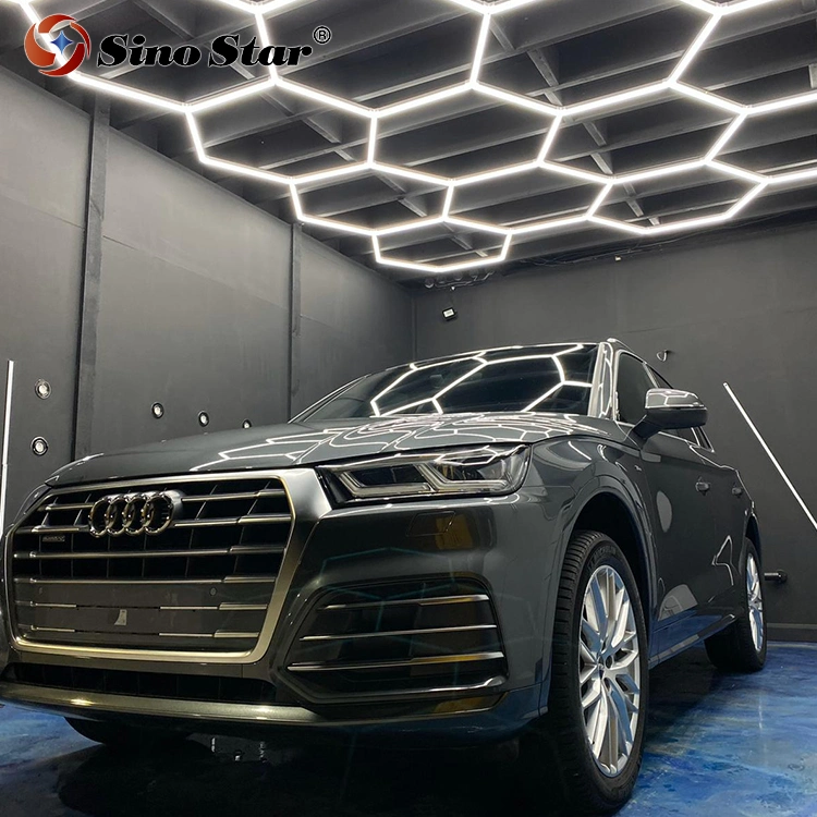 Sino Star Customized Design Auto Care Car LED Hexagonal Light Lamp for The Auto Detailing