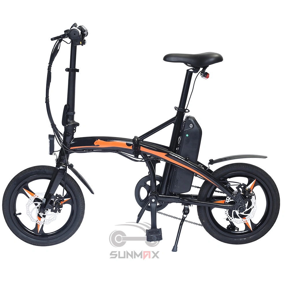 La suciedad bicicleta plegable de 16 pulgadas para los adultos utilizan bicicletas eléctricas Ebike plegable