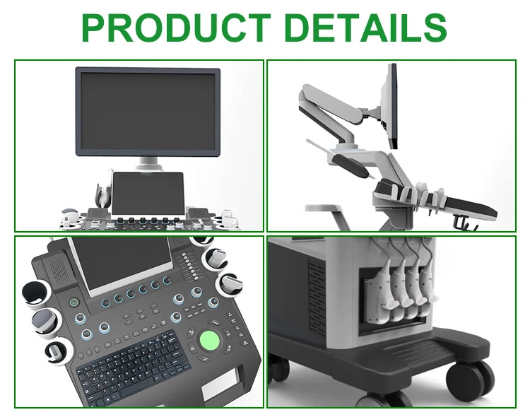 in-A900 Hospital Ultrasound Scanner Color Doppler Trolley 2D/3D/4D Ultrasound Machine Cheap Price