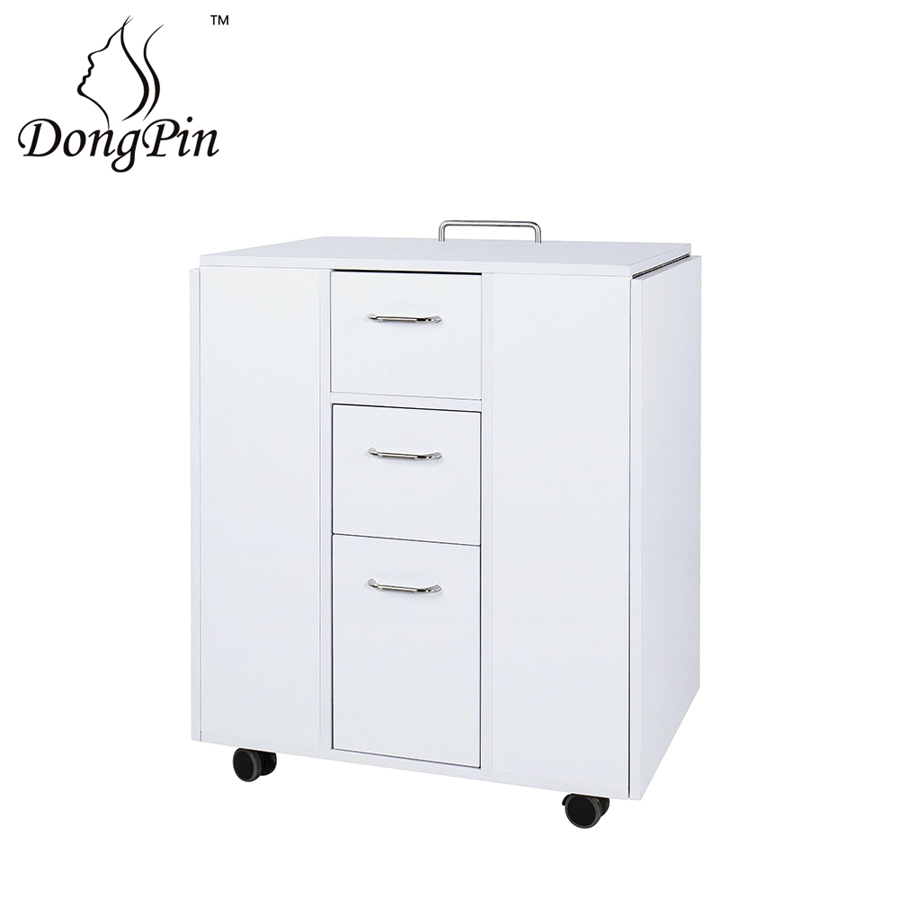 Salon Furniture White Portable Foldable Manicure Table for Sale