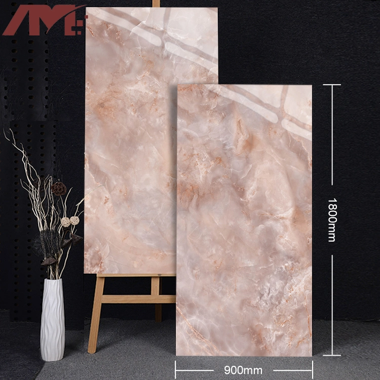 China Full Polished Porcelain Floor Tiles Big Slabs Sintered Stone 900mm*1800mm