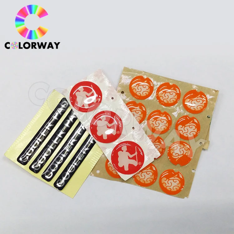 Top Quality Funny Design Adhesive 3D Domed Epoxy Sticker