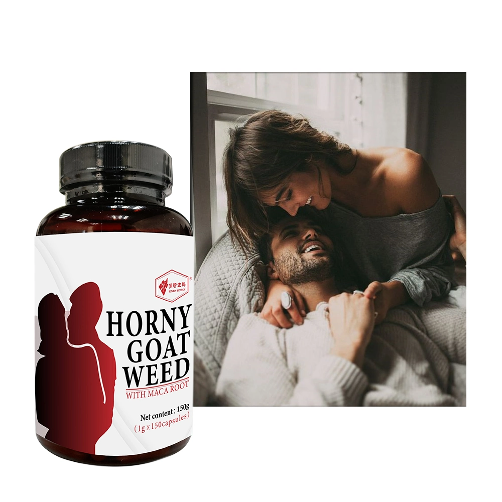 Mejora para los hombres sexo Horny Goat Weed y Cápsulas de Maca