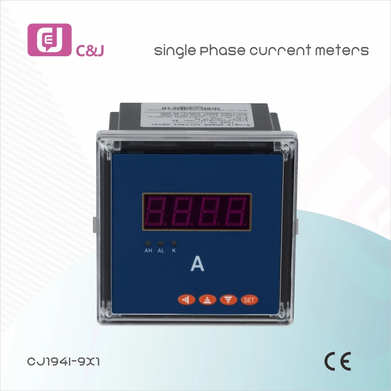 Cj194I-9X1 Electric Cabinets Single Phase LED Display Current Meter Energy Meter