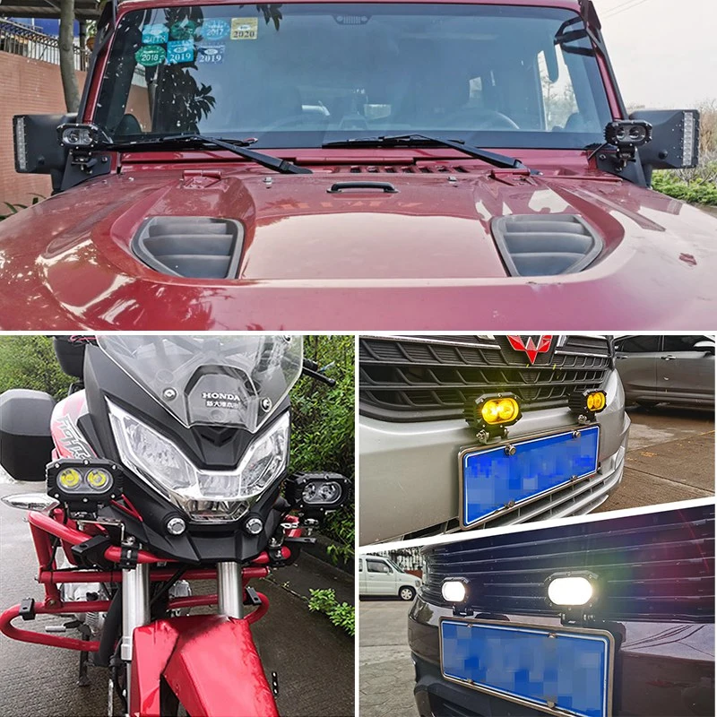 Crek 4 pulgadas Moto auxiliar Spot Offroad coche de trabajo LED Luz