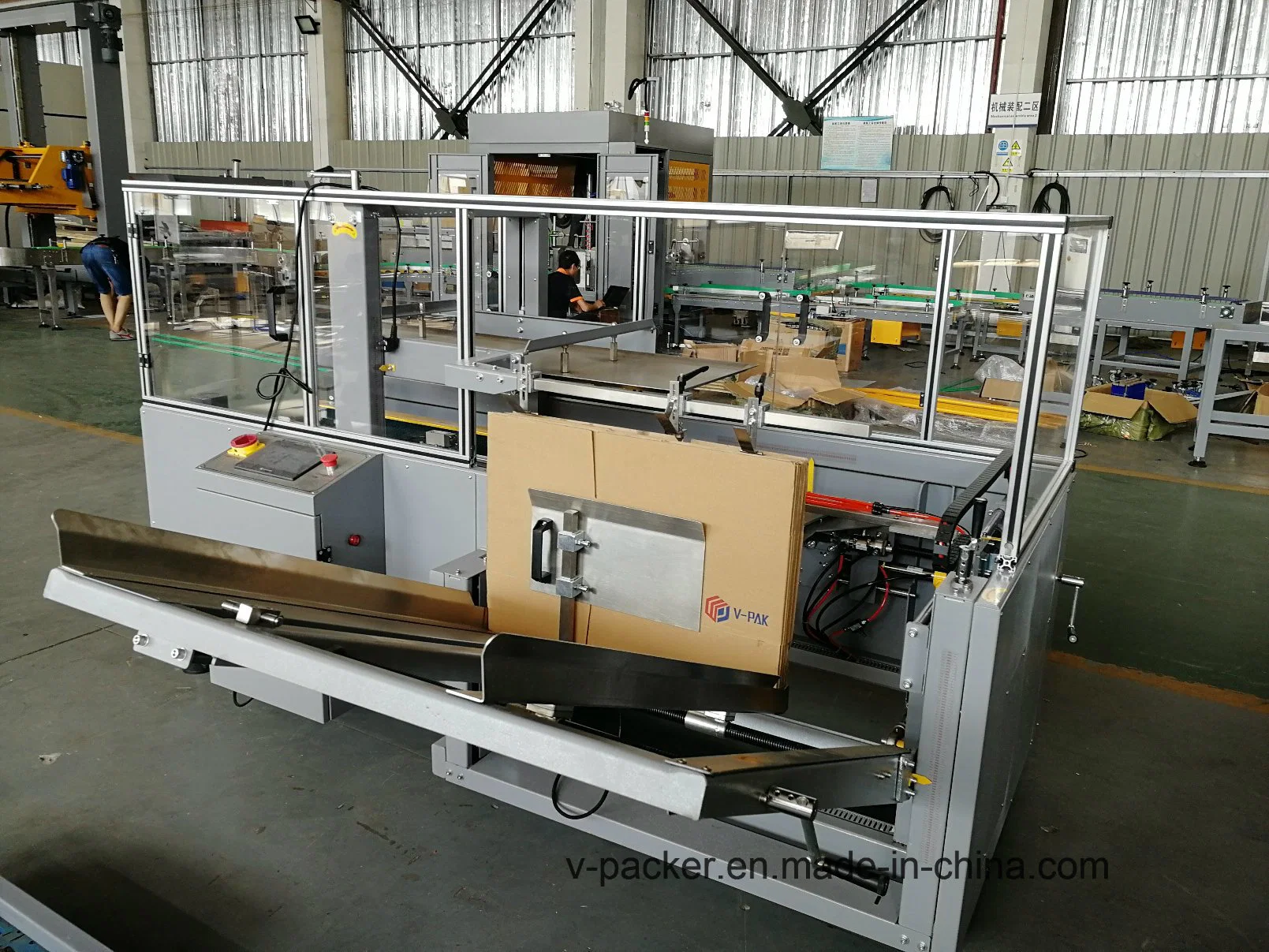 Vpak Case Erector Machine for Tea Bags Packaging Wj-Lkx-15