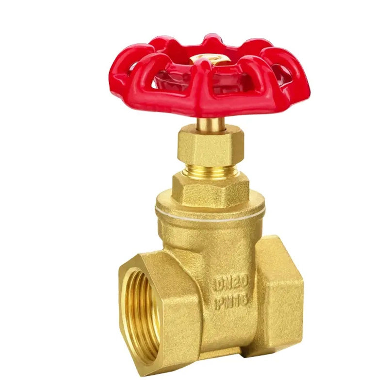 1/2 Inch 4 Inch Water Oil Gas Casting Body Copper Forged Brass Gate Valve DN50 DN80 NPT Bsp 200 Wog Female Thread General Small Manual Gate Valve