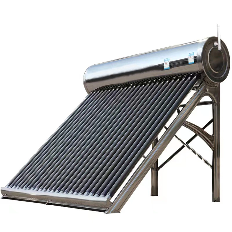 chauffe-eau solaire 1500W 2000W 3000W moins cher à cabine non pressurisée chauffe-eau solaire, tube sous vide Top Grade chauffe-eau solaire réservoir de stockage